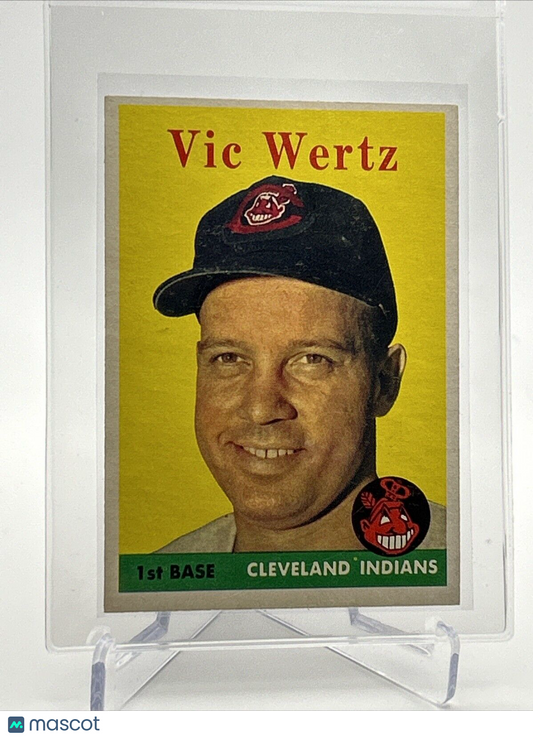 1958 Topps Vic Wertz Baseball Card #170 EX-MT Quality FREE SHIPPING