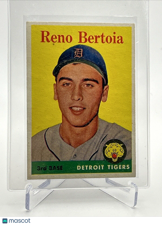 1958 Topps Reno Bertoia Baseball Card #232 EX-MT Quality #2 FREE SHIPPING