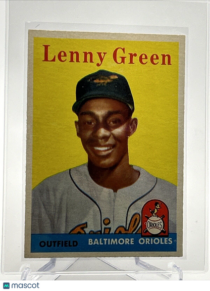 1958 Topps Lenny Green Baseball Card #471 EX-MT Quality #2 FREE SHIPPING