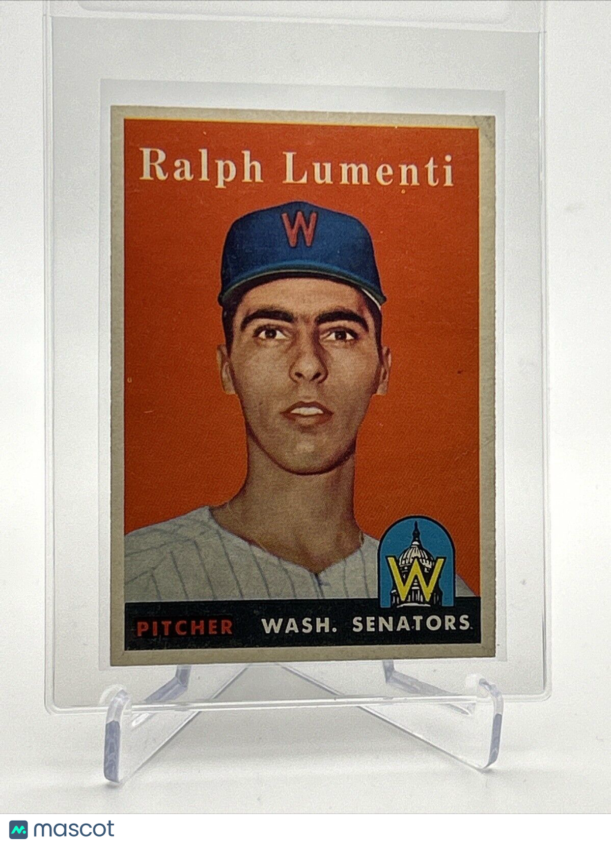 1958 Topps Ralph Lumenti Baseball Card #369 EX-MT Quality FREE SHIPPING