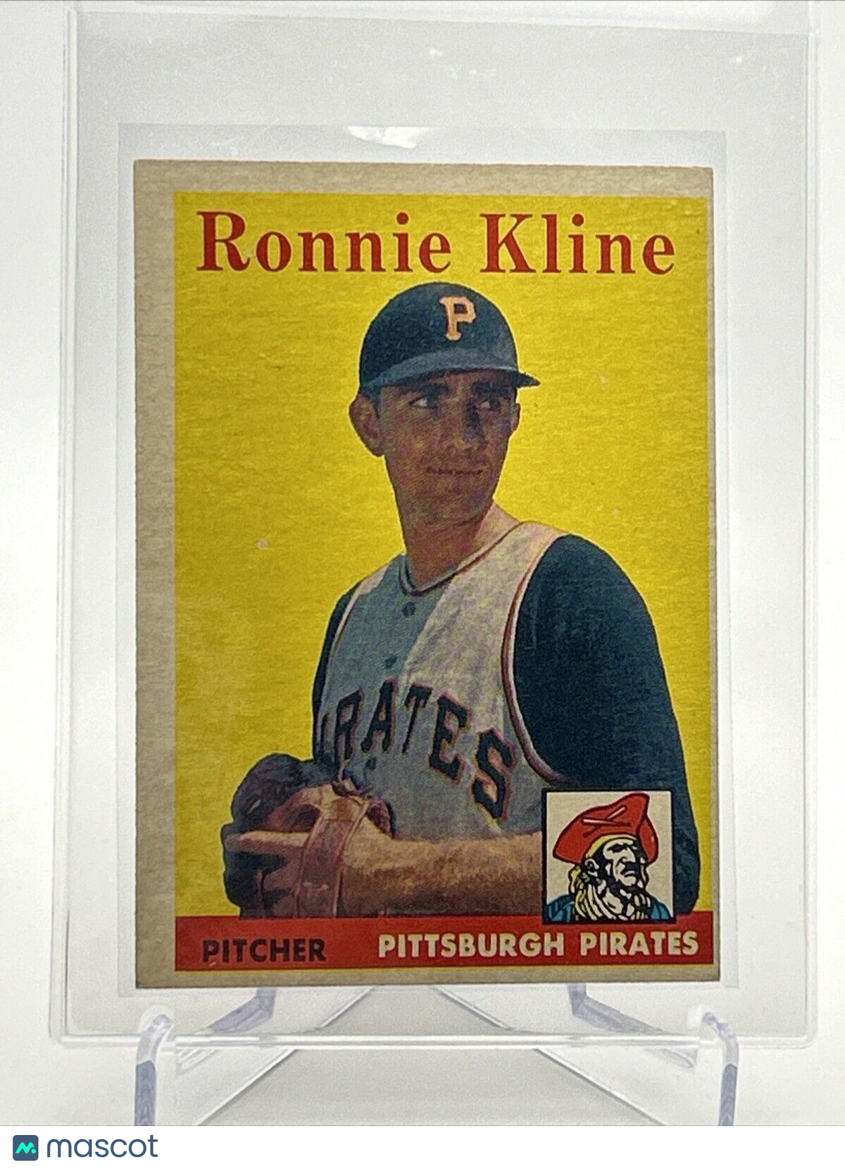 1958 Topps Ronnie Kline Baseball Card #82 EX-MT Quality #2 FREE SHIPPING