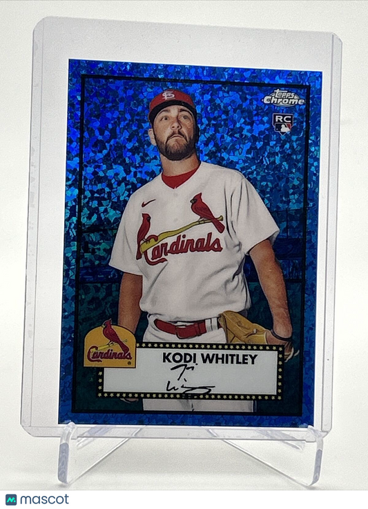 2021 Topps Chrome Platinum Kodi Whitley BLUE Rookie Card #92 Mint FREE SHIPPING
