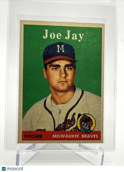 1958 Topps Joe Jay Baseball Card #472 EX-MT Quality #2 FREE SHIPPING