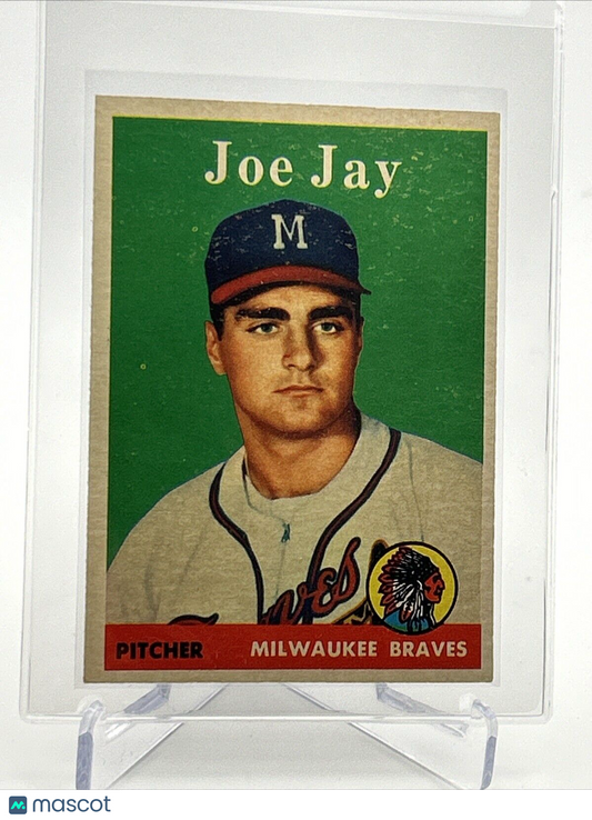 1958 Topps Joe Jay Baseball Card #472 EX-MT Quality #2 FREE SHIPPING