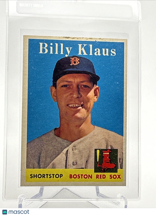 1958 Topps Billy Klaus Baseball Card #89 EX-MT Quality #2 FREE SHIPPING