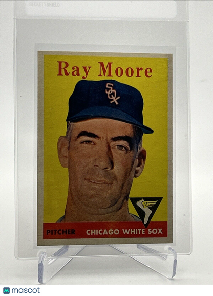 1958 Topps Ray Moore Baseball Card #249 EX-MT Quality #2 FREE SHIPPING