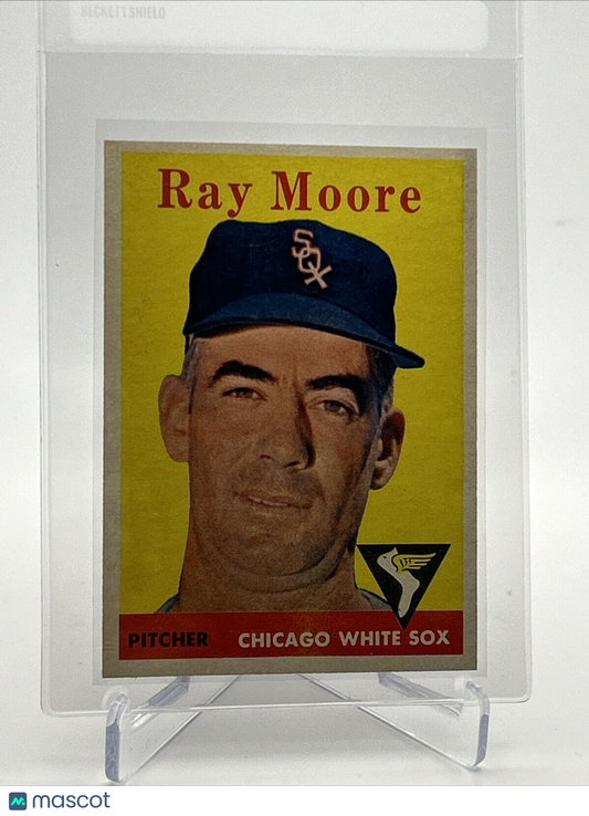 1958 Topps Ray Moore Baseball Card #249 EX-MT Quality #2 FREE SHIPPING