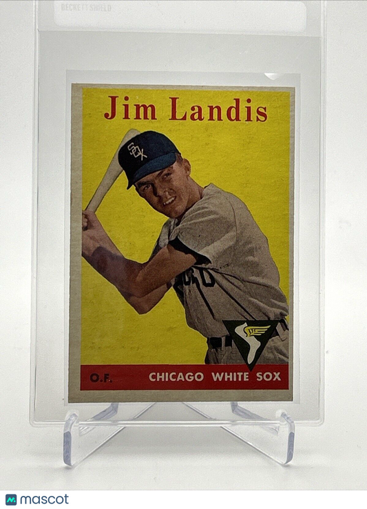 1958 Topps Jim Landis Baseball Card #108 EX-MT Quality #3 FREE SHIPPING