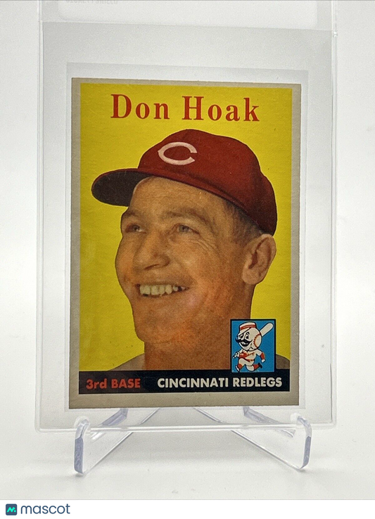 1958 Topps Don Hoak Baseball Card #160 EX-MT Quality #2 FREE SHIPPING