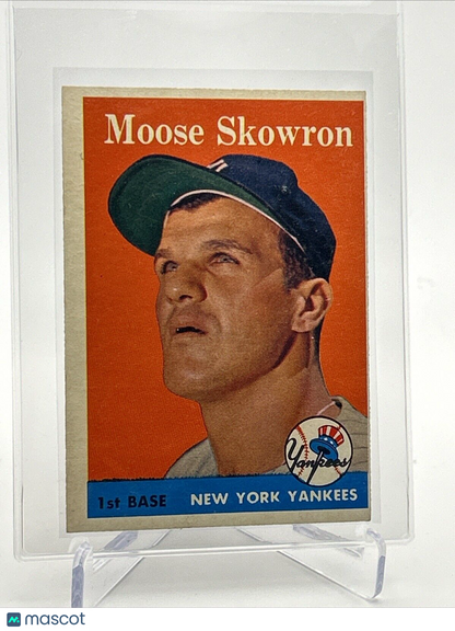 1958 Topps Moose Skowron Baseball Card #240 EX-MT Quality FREE SHIPPING