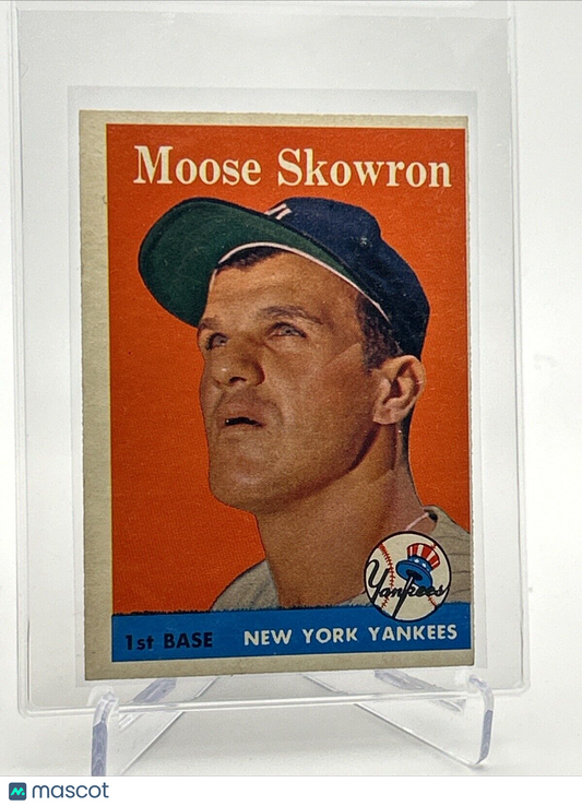 1958 Topps Moose Skowron Baseball Card #240 EX-MT Quality FREE SHIPPING