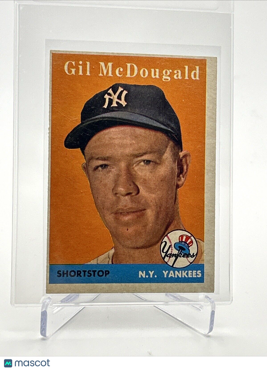 1958 Topps Gil McDougald Baseball Card #20 EX-MT Quality FREE SHIPPING