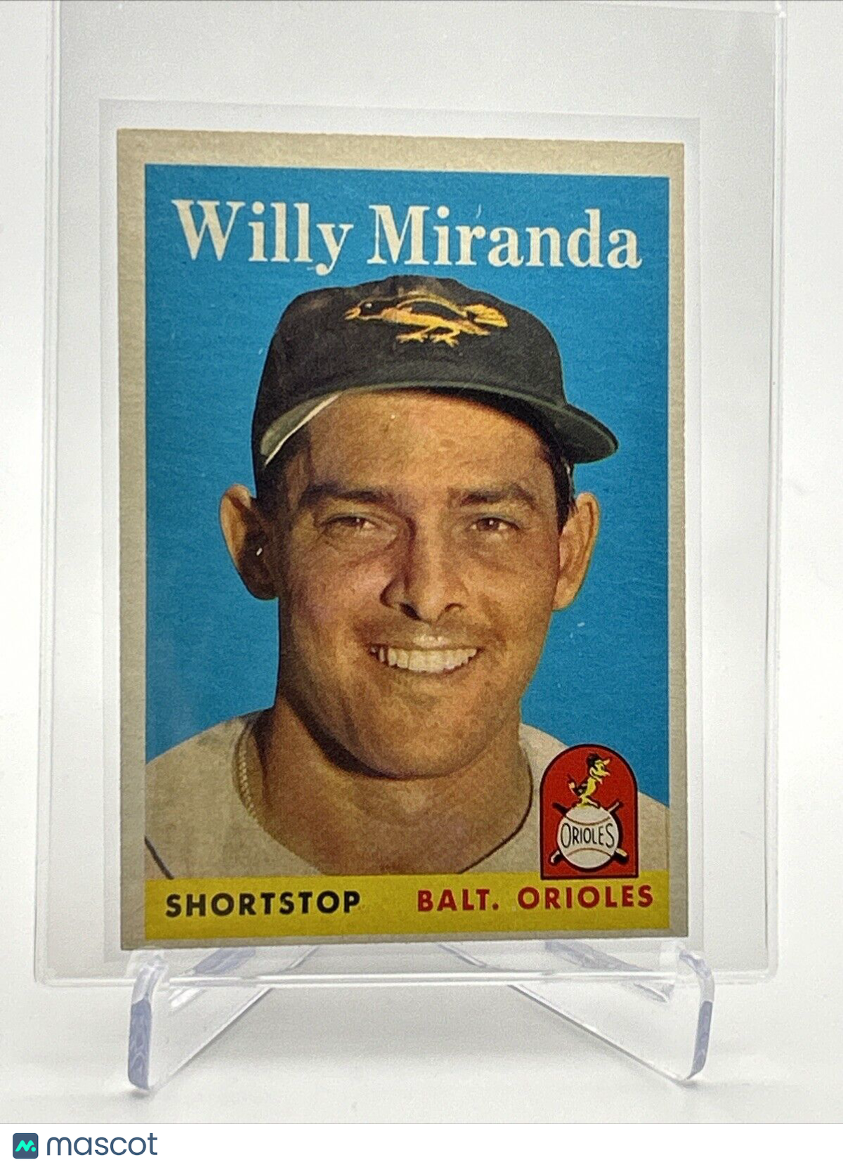1958 Topps Willy Miranda Baseball Card #179 EX-MT Quality #2 FREE SHIPPING