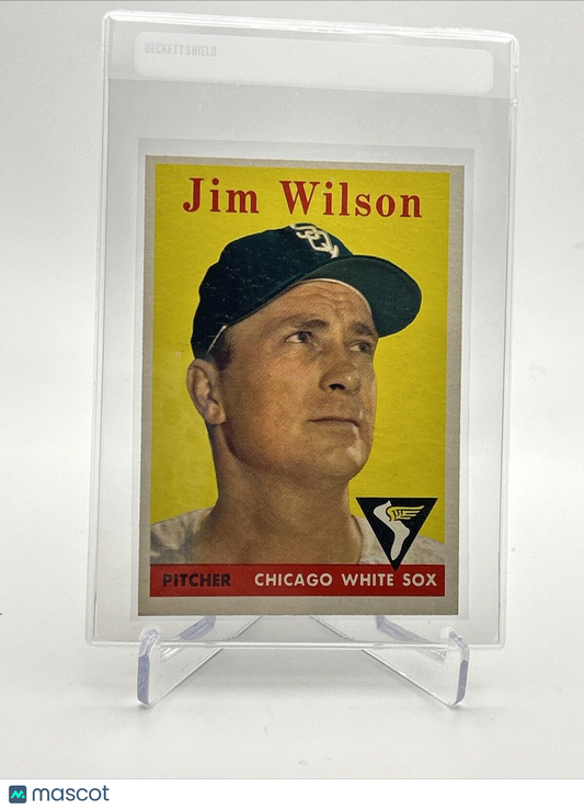 1958 Topps Jim Wilson Baseball Card #163 EX-MT Quality #3 FREE SHIPPING