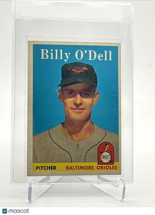 1958 Topps Billy O'Dell Baseball Card #84 EX-MT Quality FREE SHIPPING