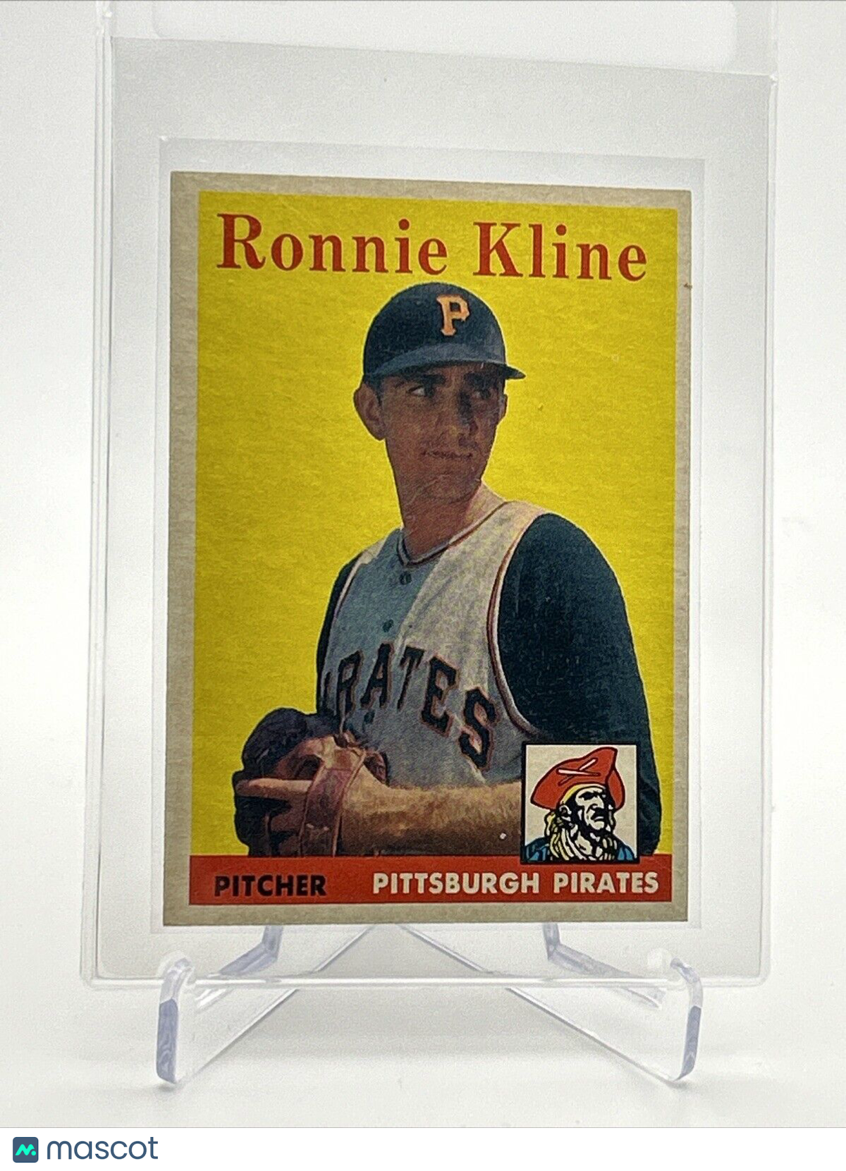 1958 Topps Ronnie Kline Baseball Card #82 EX-MT Quality #3 FREE SHIPPING