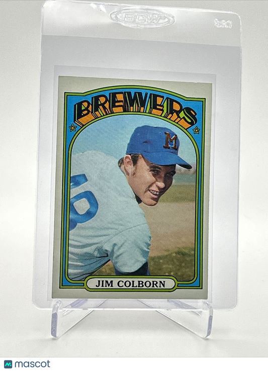 1972 Topps Jim Colborn Baseball Card #386 EX-MT Quality FREE SHIPPING