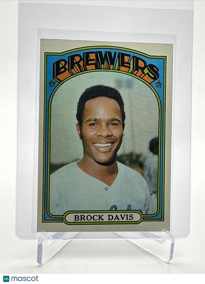 1972 Topps Brock Davis Baseball Card #161 VG-EX Quality FREE SHIPPING