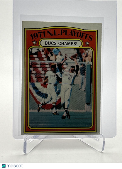1972 Topps 1971 N.L. Playoffs: Bucs Champs Card #221 VG-EX Quality FREE SHIPPING
