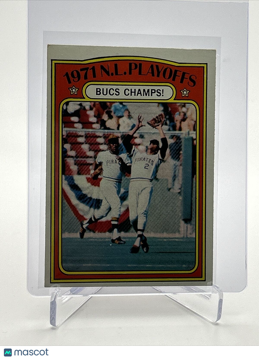 1972 Topps 1971 N.L. Playoffs: Bucs Champs Card #221 VG-EX Quality FREE SHIPPING