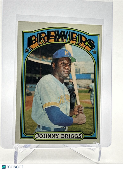 1972 Topps Johnny Briggs Baseball Card #197 VG-EX Quality FREE SHIPPING