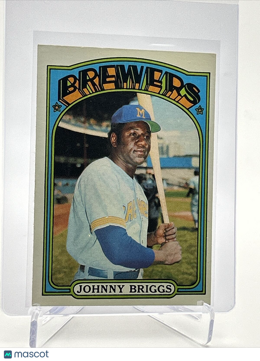 1972 Topps Johnny Briggs Baseball Card #197 VG-EX Quality FREE SHIPPING