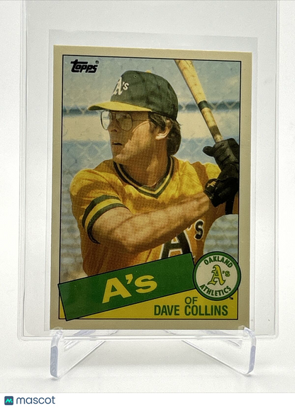 1985 Topps Traded TIFFANY Dave Collins Baseball Card #25T NM-MT FREE SHIPPING