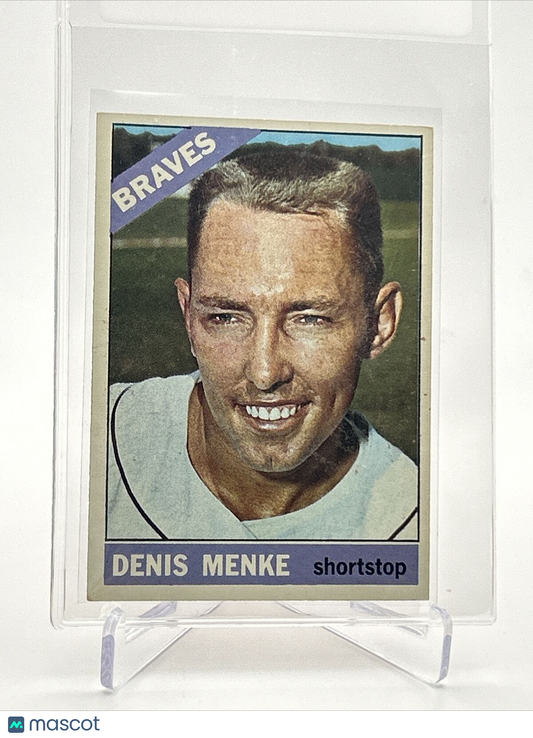 1966 Topps Denis Menke Baseball Card #184 VG Quality FREE SHIPPING