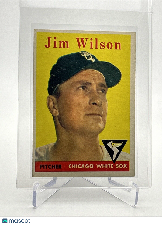 1958 Topps Jim Wilson Baseball Card #163 EX-MT Quality #2 FREE SHIPPING