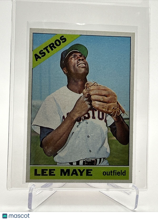1966 Topps Lee Maye Baseball Card #162 EX-MT Quality FREE SHIPPING