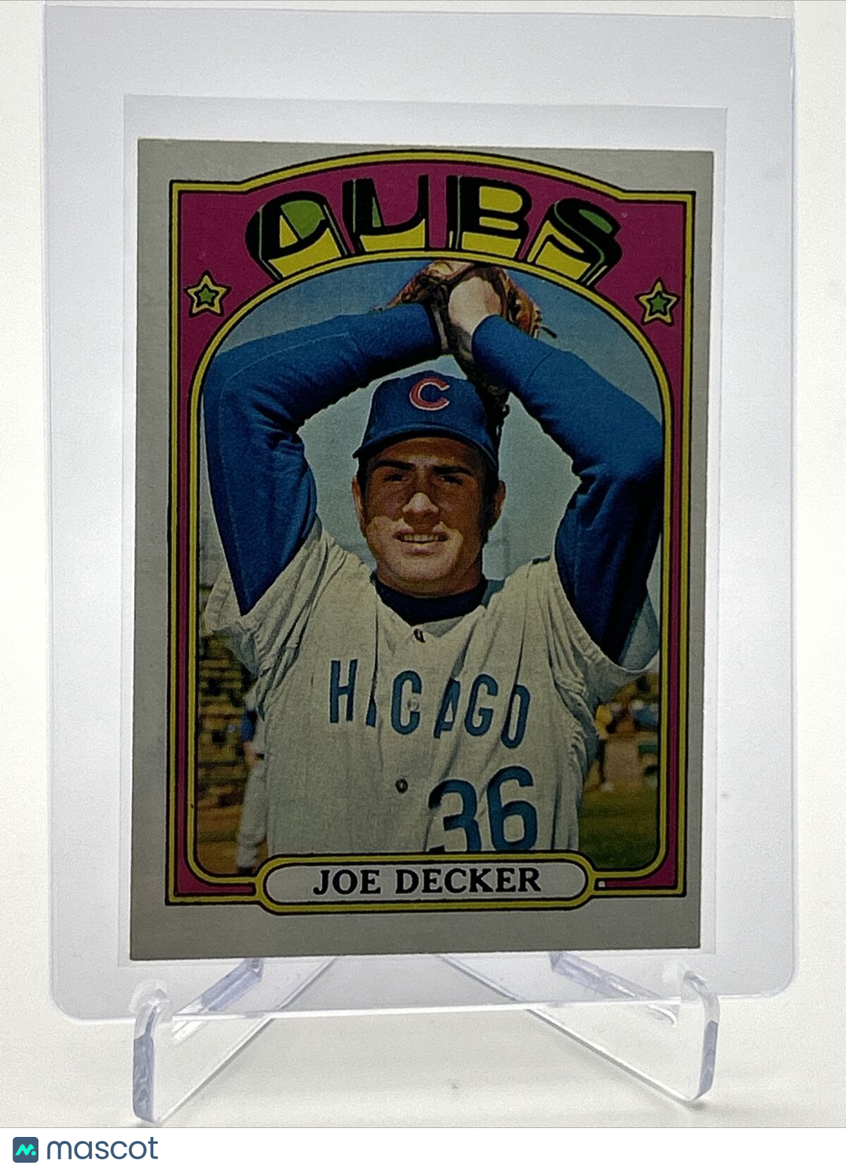 1972 Topps Joe Decker Baseball Card #612 VG-EX Quality FREE SHIPPING