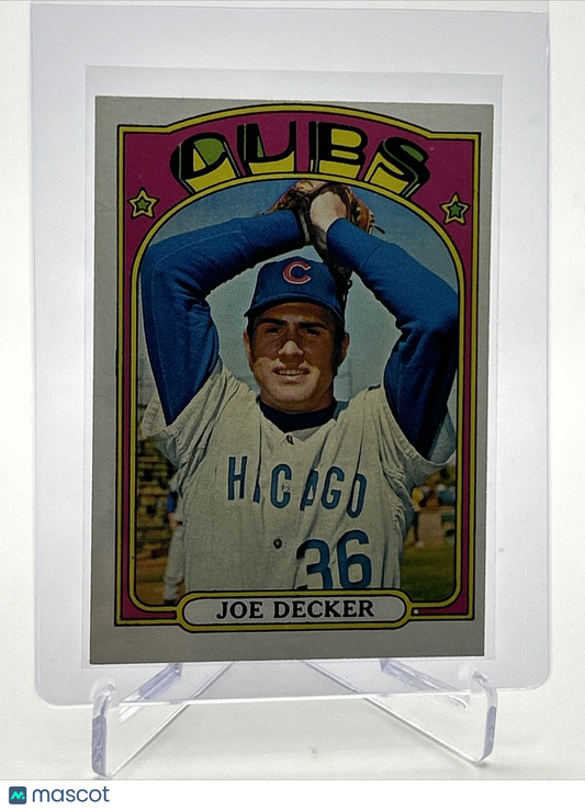 1972 Topps Joe Decker Baseball Card #612 VG-EX Quality FREE SHIPPING