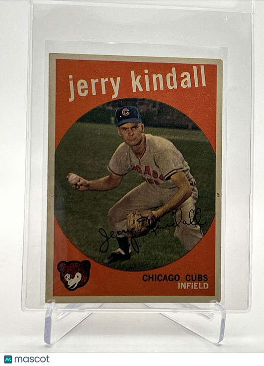 1959 Topps Jerry Kindall White Back Baseball Card #274 VG Quality FREE SHIPPING
