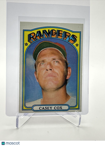 1972 Topps Casey Cox Baseball Card #231 VG-EX Quality FREE SHIPPING