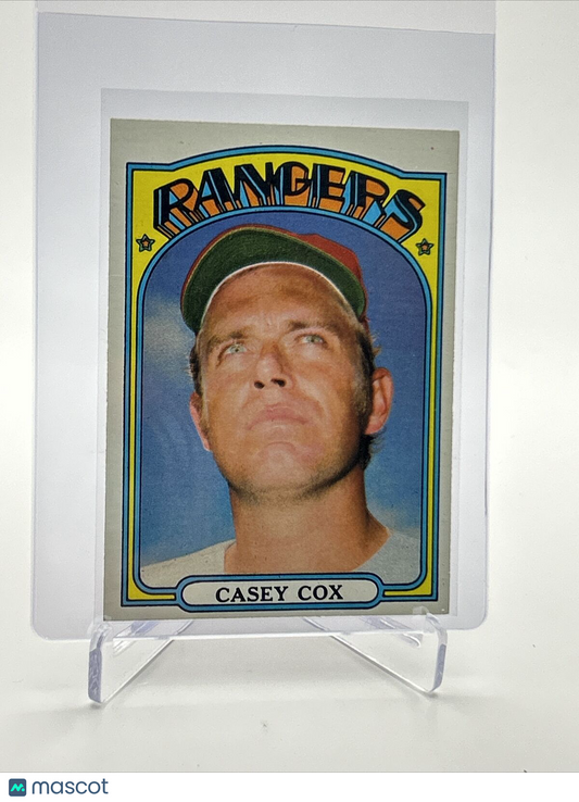 1972 Topps Casey Cox Baseball Card #231 VG-EX Quality FREE SHIPPING