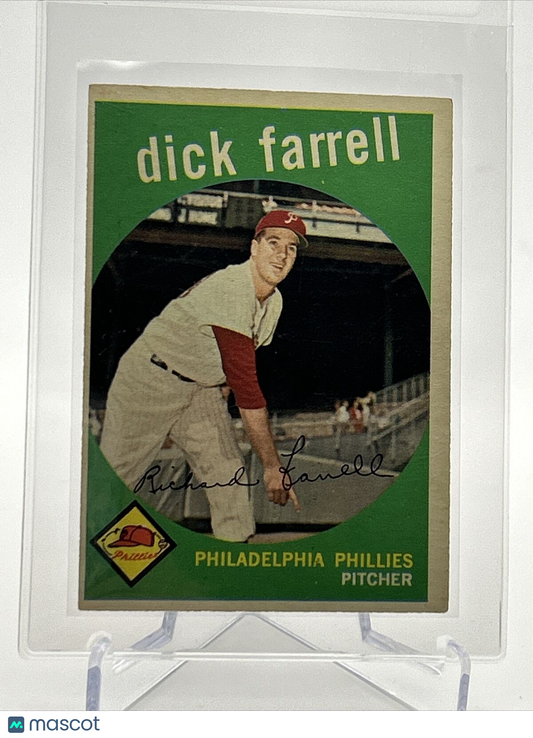 1959 Topps Dick Farrell Baseball Card #175 EX Quality FREE SHIPPING