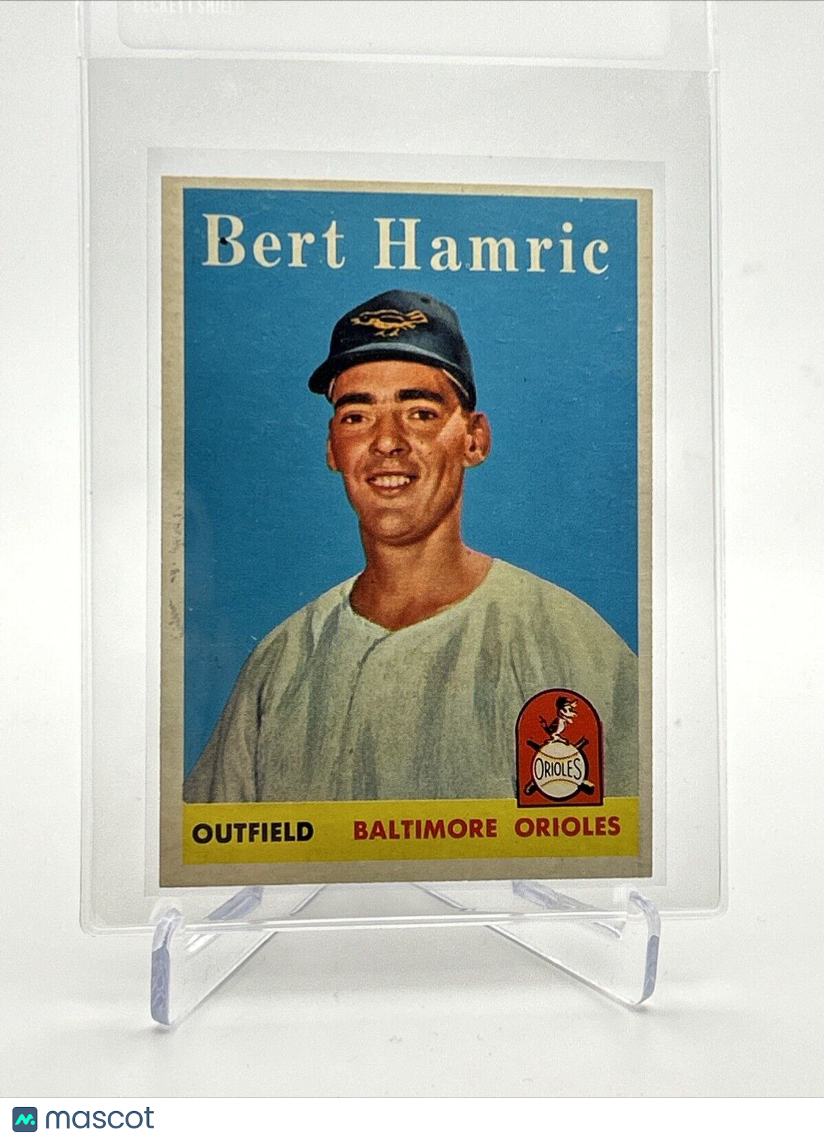 1958 Topps Bert Hamric Baseball Card #336 EX-MT Quality FREE SHIPPING