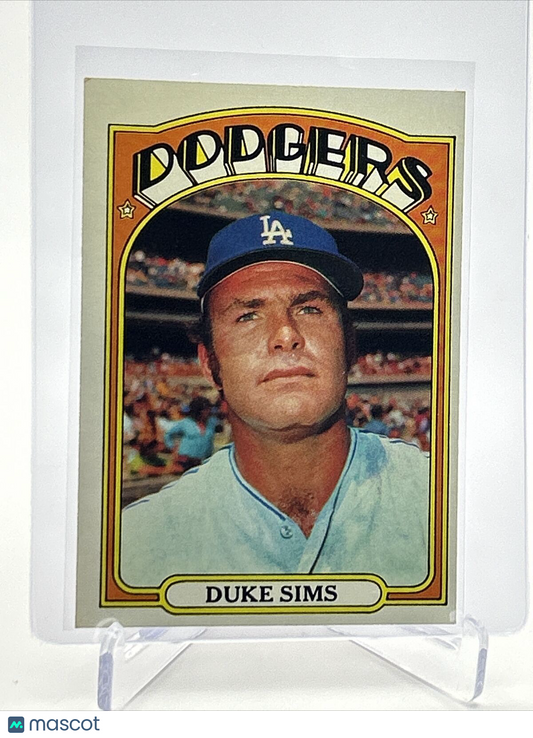 1972 Topps Duke Sims Baseball Card #63 VG-EX Quality FREE SHIPPING