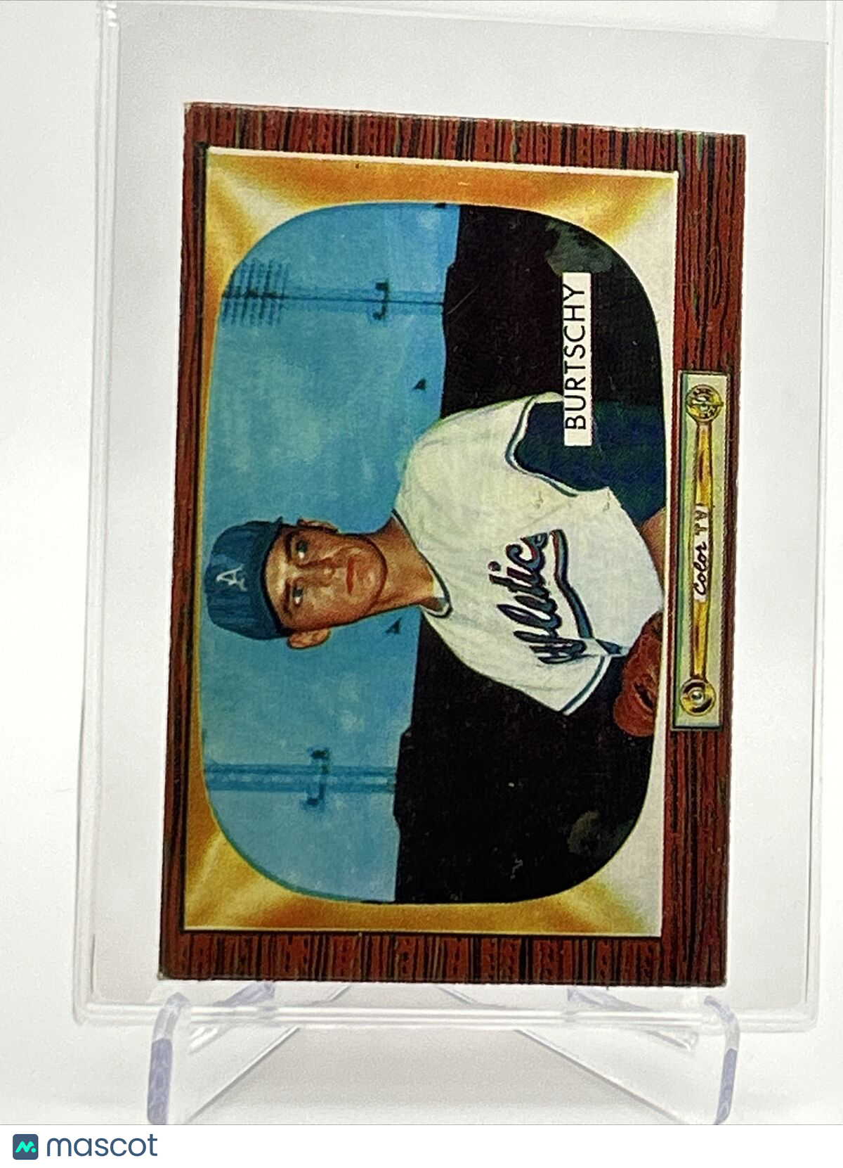 1955 Bowman Ed Burtschy Baseball Card #120 VG Quality FREE SHIPPING