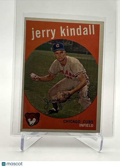 1959 Topps Jerry Kindall Grey Back Baseball Card #274 EX Quality FREE SHIPPING
