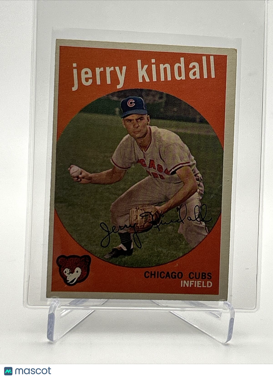 1959 Topps Jerry Kindall Grey Back Baseball Card #274 EX Quality FREE SHIPPING
