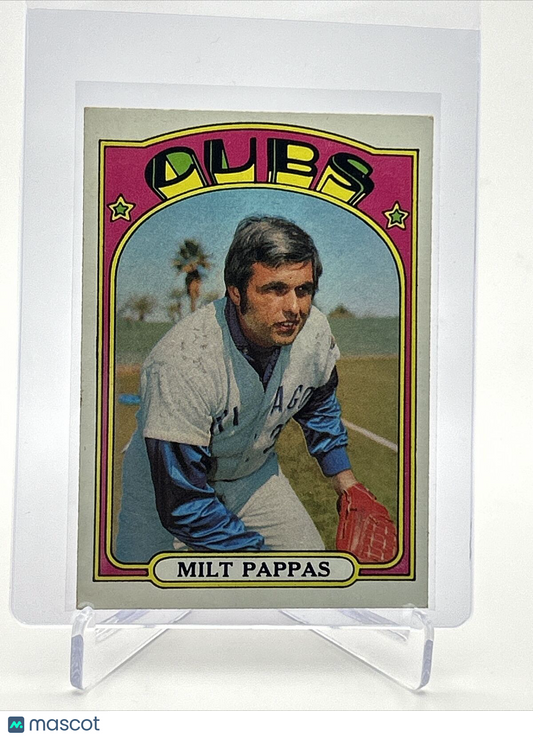1972 Topps Milt Pappas Baseball Card #208 VG-EX Quality FREE SHIPPING