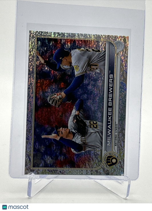 2022 Topps HOBBY FOILBOARD Milwaukee Brewers Card #597 /390 FREE SHIPPING