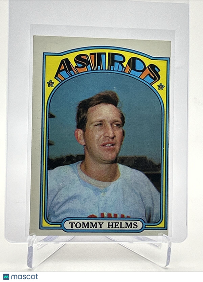 1972 Topps Tommy Helms Baseball Card #204 VG-EX Quality FREE SHIPPING