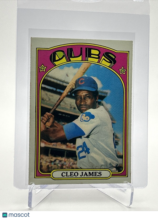 1972 Topps Cleo James Baseball Card #117 VG-EX Quality FREE SHIPPING