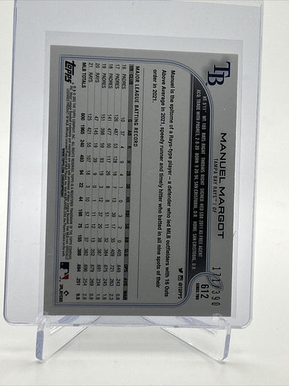 2022 Topps HOBBY FOILBOARD Manuel Margot Card #612 /390 FREE SHIPPING