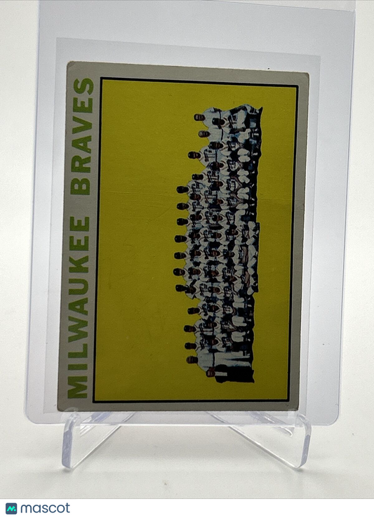 1964 Topps Milwaukee Braves Baseball Card #132 VG Quality FREE SHIPPING
