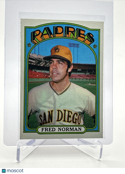 1972 Topps Fred Norman Baseball Card #194 EX Quality FREE SHIPPING