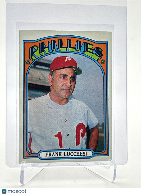 1972 Topps Frank Lucchesi Baseball Card #188 EX Quality FREE SHIPPING