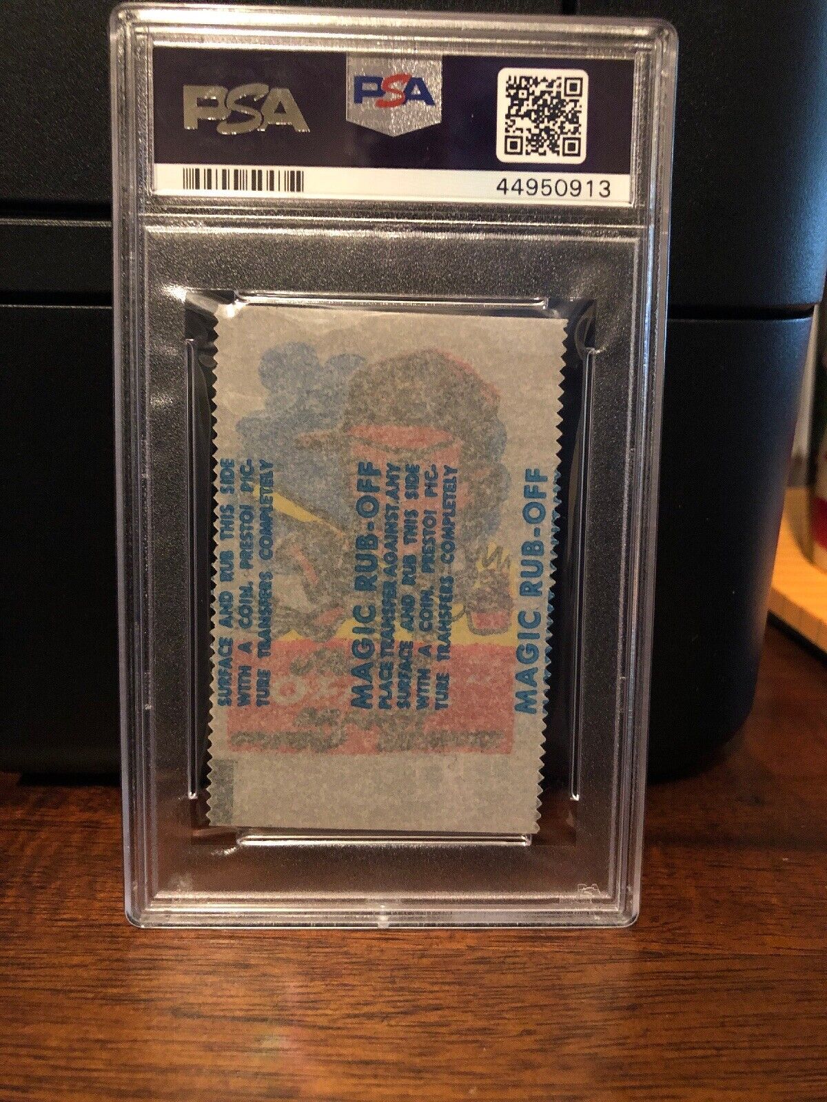 1961 Topps Magic Rub-offs Jackie Brandt Baseball Card PSA 5 EX